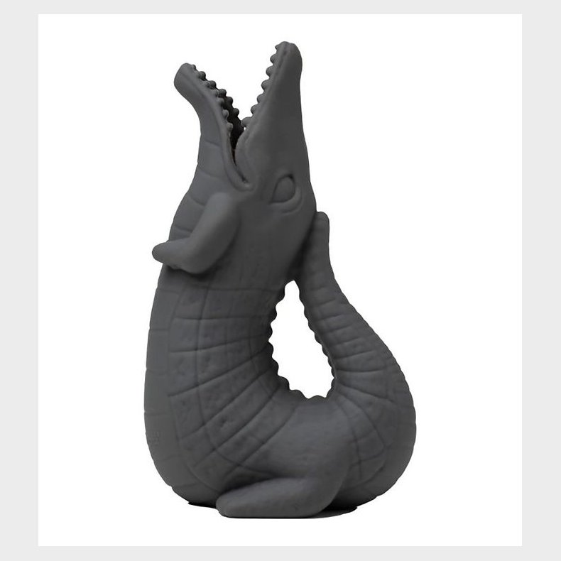 Scrunch Vandkande - 18,5x11 cm - Silikone - Krokodille - Antraci