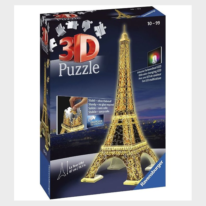 Ravensburger 3D Puslespil - 226 Brikker - Eiffeltrnet