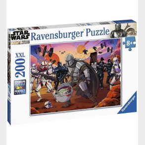 Ravensburger Puslespil - 200 Brikker - The Mandalorian Face-Off