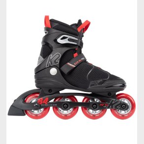 K2 Rulleskjter - F.I.T 84 Pro - Sort/Rd