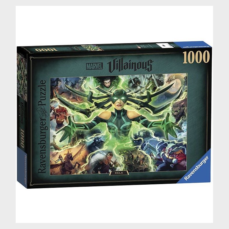 Ravensburger Puslespil - 1000 Brikker - Villainous - Hela