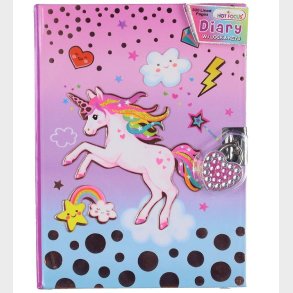 Hot Focus Dagbog m. Ls - Enhjrning