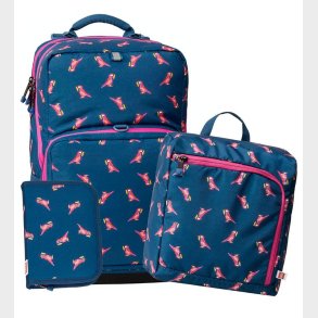 LEGO Skoletaske m. Gymnastikpose/Penalhus - Parrot - Bl