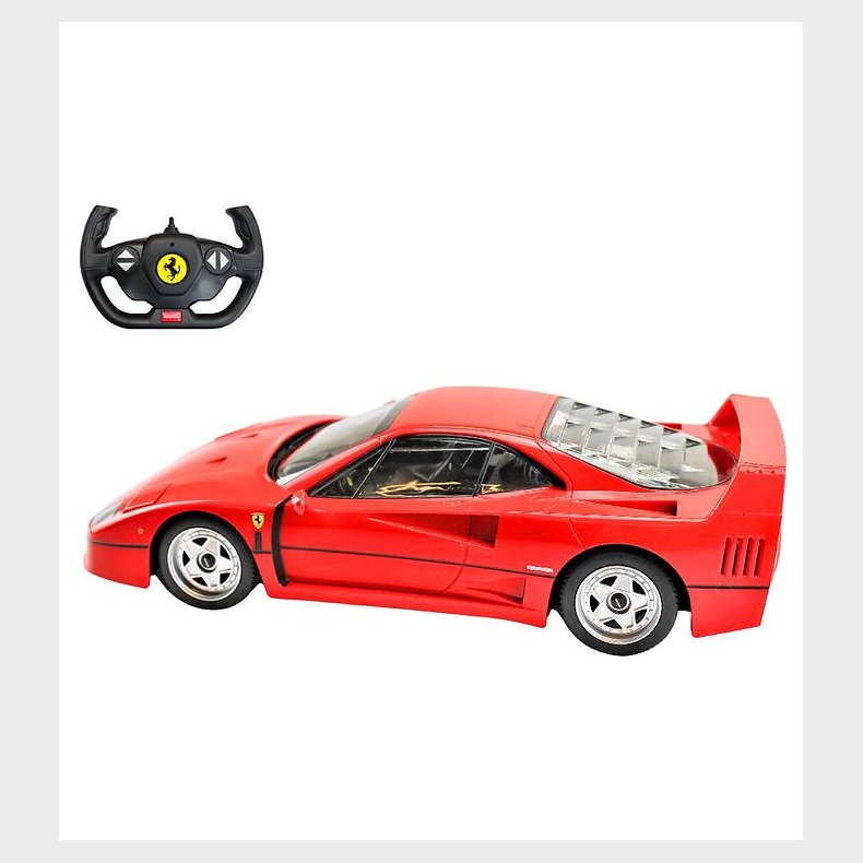 Rastar Fjernstyret Bil m. Lys - Ferrari F40 - 1:14