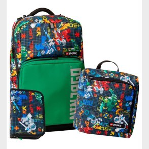 LEGO Ninjago Skoletaske m. Gymnastikpose/Penalhus - Prime Empi