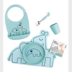 Done By Deer Spisest - Silikone - 5 dele - Blue