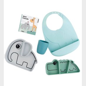 Done By Deer Spisest - 5 dele - Stick & Stay - Blue Mix