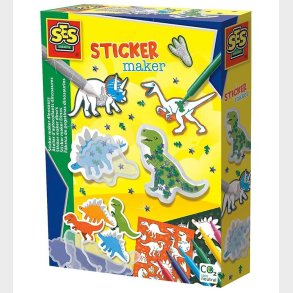 SES Creative Lav Selv Klistermrkest - Dinosaurer