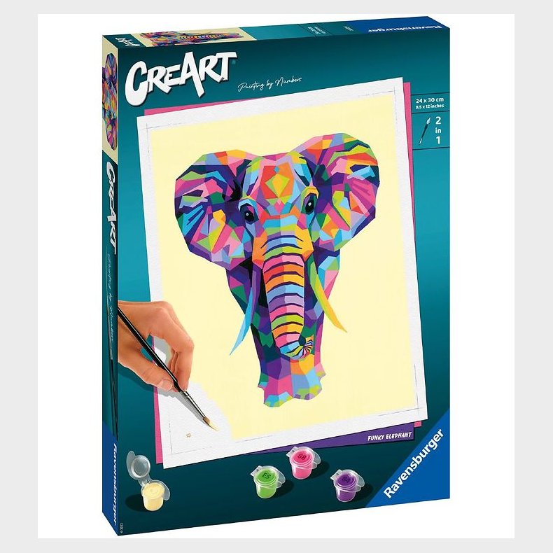 Ravensburger CreArt Malest - Funky Elephant