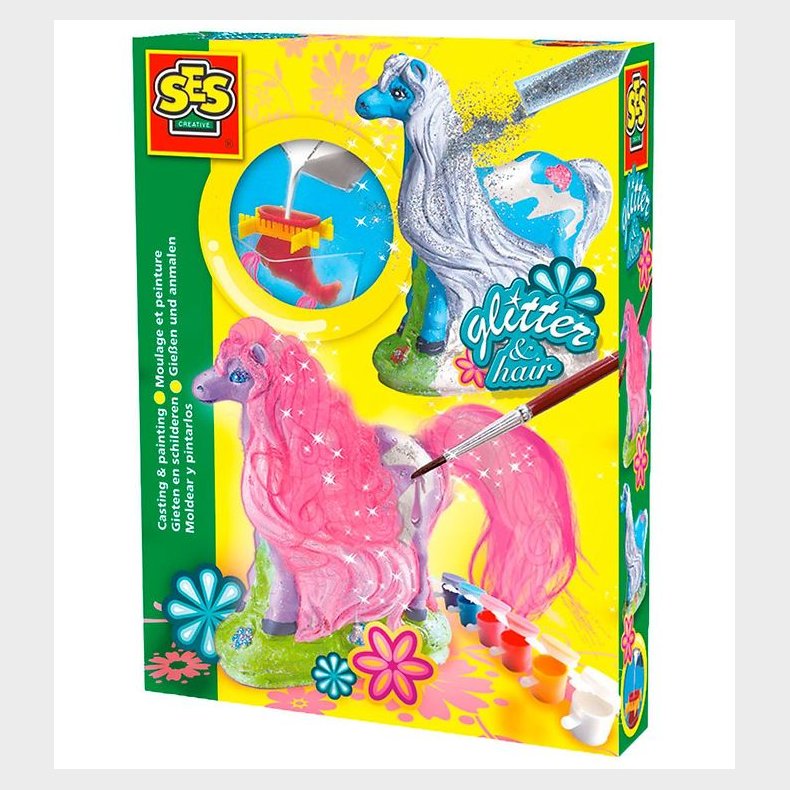 Ses Creative Stbe og Malest - Hest m. Manke