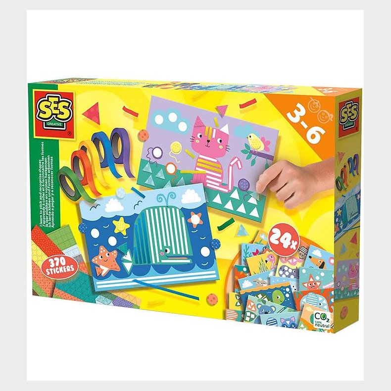 SES Creative Aktivitetsst - Lr Former m. Tape - Dyr