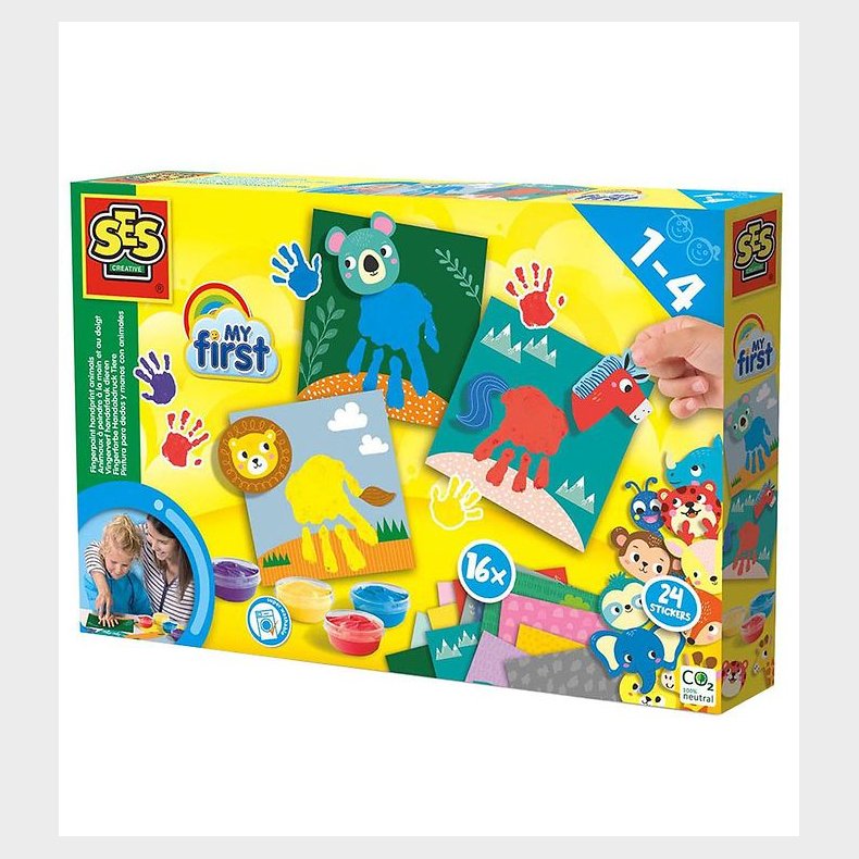 SES Creative Fingermaling - Min Frste - Dyr