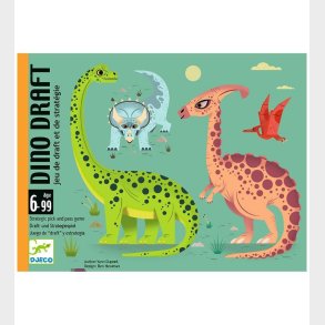 Djeco Kortspil - Dino Draft