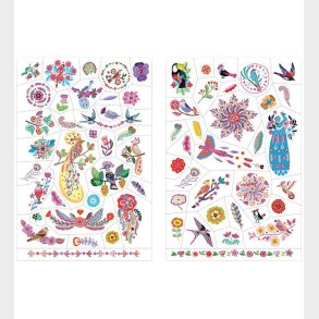 Djeco Tatoveringer - 50+ - Bright Birds