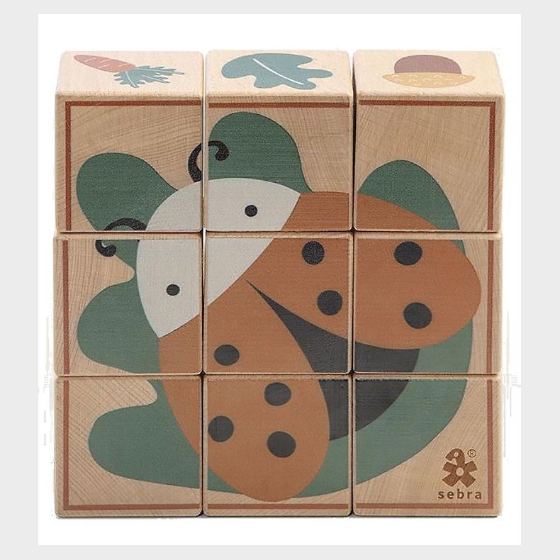 Sebra Klodspuslespil - Tr - Woodland