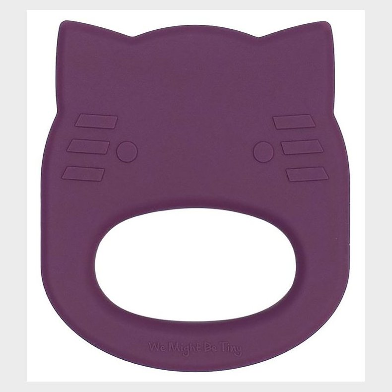 We Might Be Tiny Bidering - Cat - Silikone - Plum