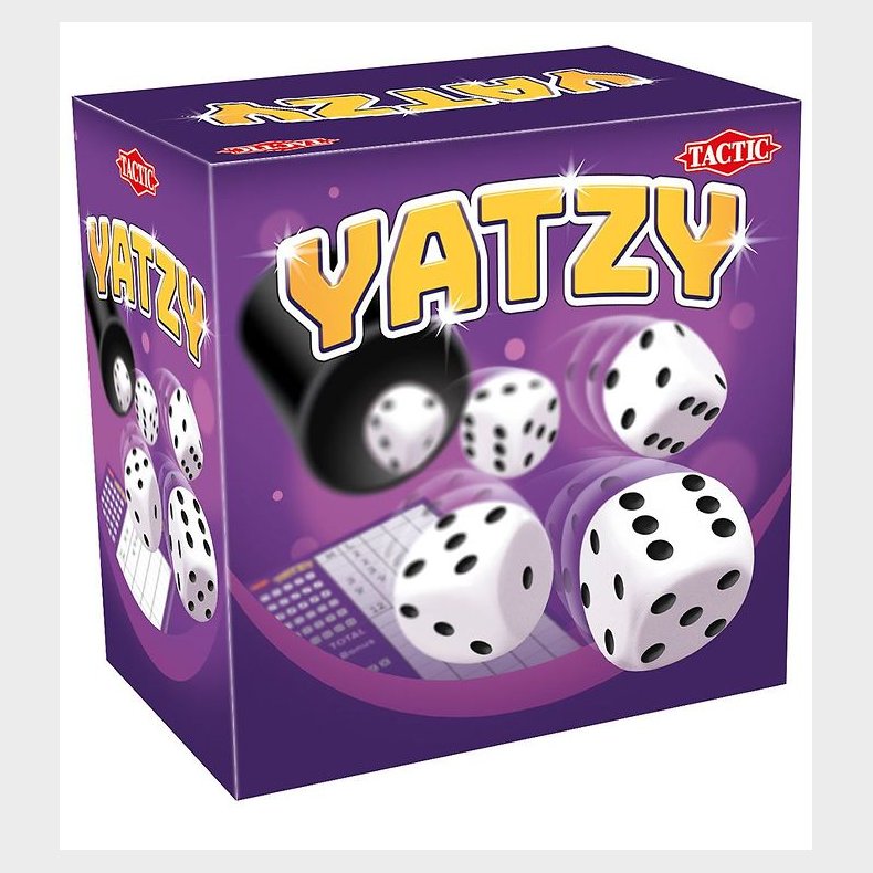 TACTIC Spil - Yatzy m. Raflebger