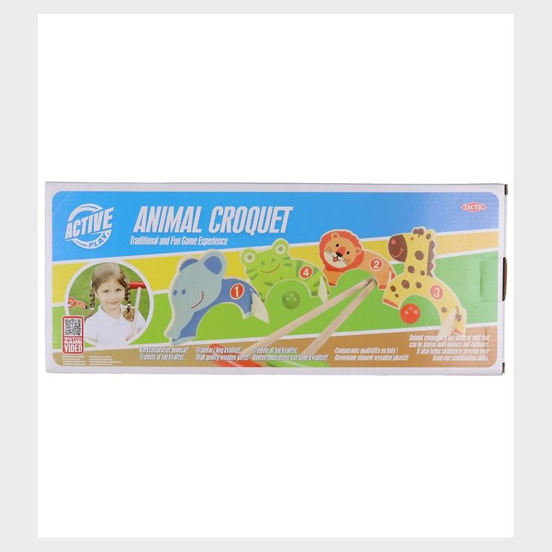 TACTIC Spil - Tr - Kroket m. Dyr - Active Play