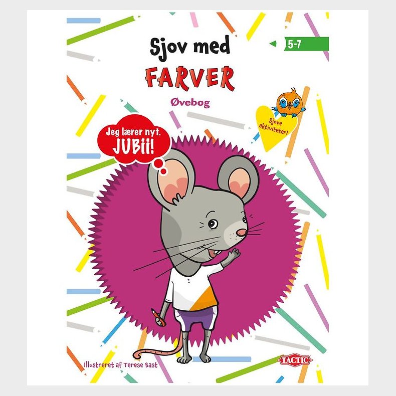 TACTIC Aktivitetsbog - Sjov Med Farver - Dansk