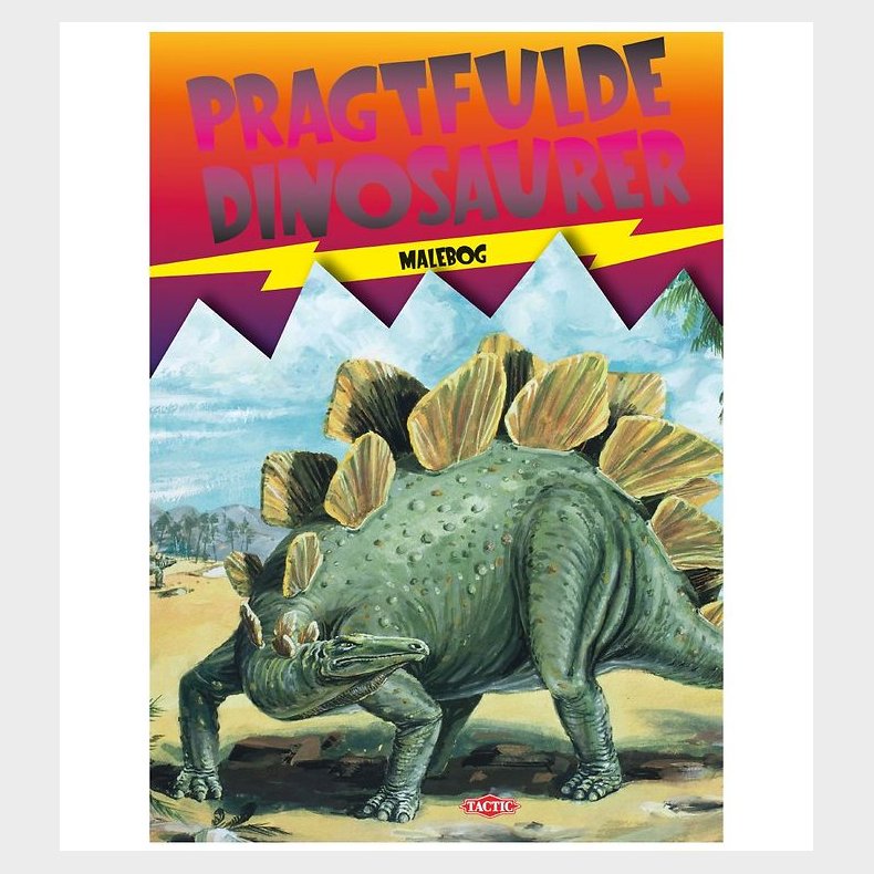 TACTIC Malebog - Pragtfulde Dinosaurer