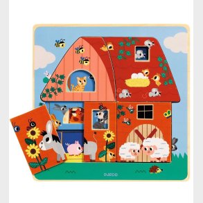 Djeco Puslespil - 3-lag - Hos Moo