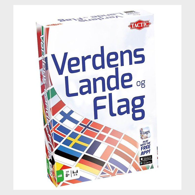 TACTIC Brtspil - Verdens Lande og Flag