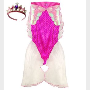 Great Pretenders Udkldning m. Tiara - Havfrue - Pink Glimmer