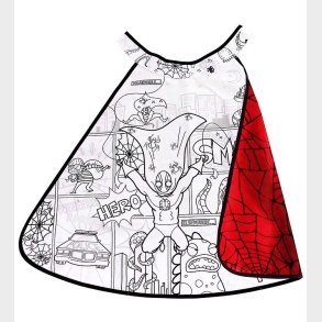 Great Pretenders Udkldning - Colour-A-Cape - Spider Superhero