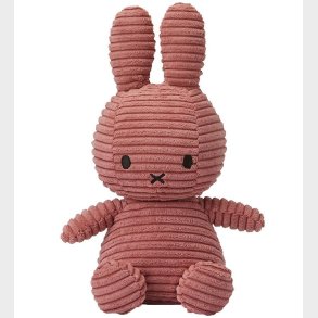 Bon Ton Toys Bamse - 23 cm - Miffy Sitting - Corduroy Dusty Rose
