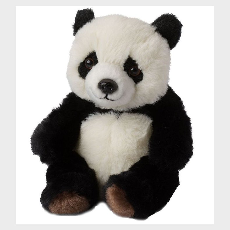 Bon Ton Toys Bamse - 22 cm - WWF - Sitting Panda - Sort/Hvid