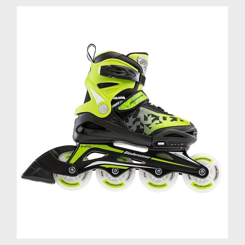 Bladerunner Rulleskjter m. Lys - Phoenix Flash - Sort/Grn