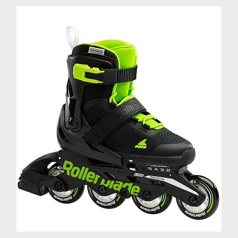 Rollerblade Rulleskjter - Microblade - Sort/Grn
