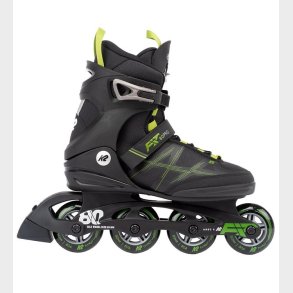 K2 Rulleskjter - F.I.T. 80 Pro - Sort/Grn