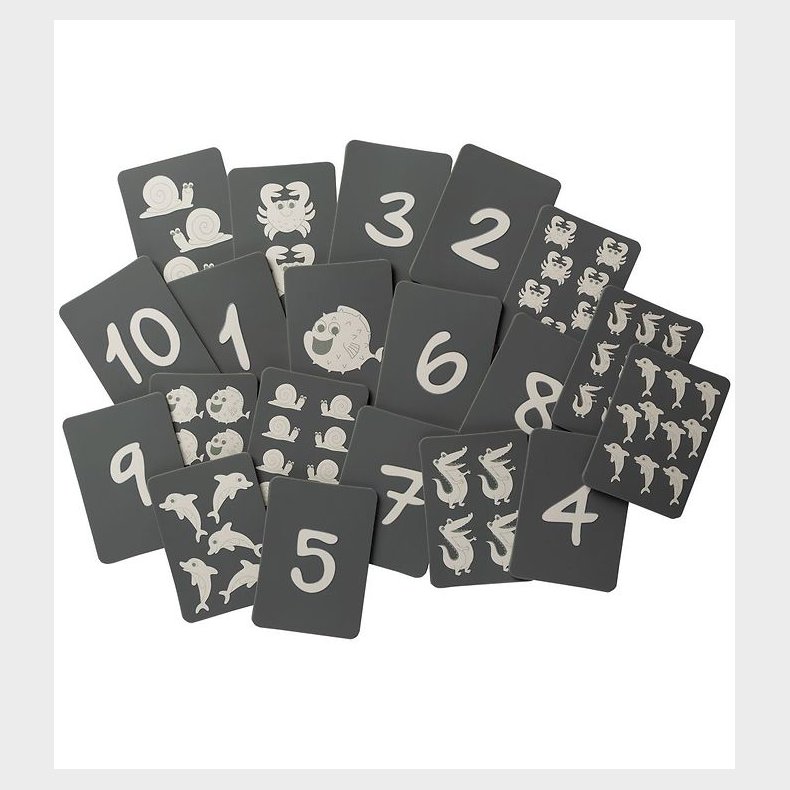 Scrunch Kort - Silikone - 20 Stk - Anthracite Grey