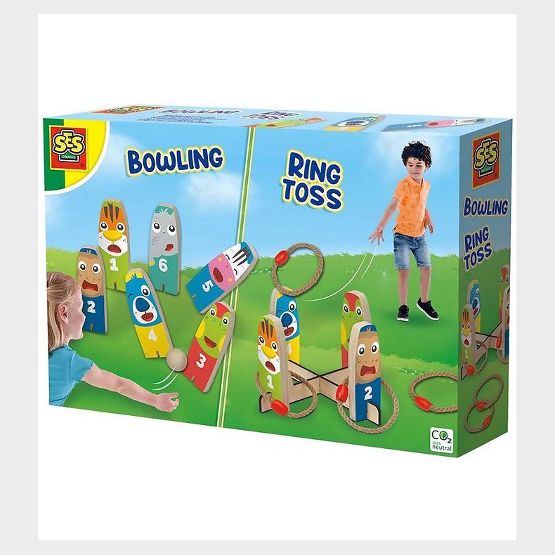 SES Creative Udendrsspil - Bowling/Ringspil