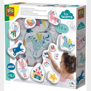 SES Creative Badelegetj - Badefigurer i Skum - Eventyr