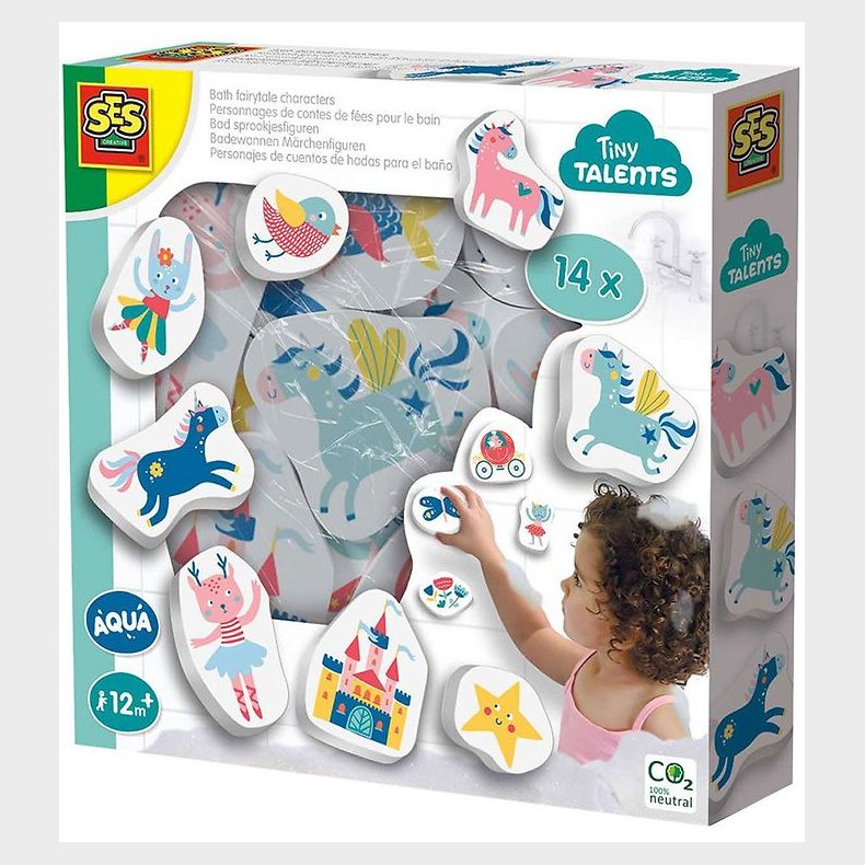 SES Creative Badelegetj - Badefigurer i Skum - Eventyr