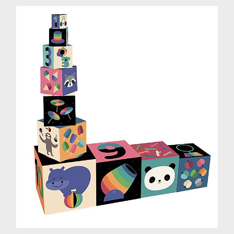 Vilac Stableklodser - Regnbuefarver