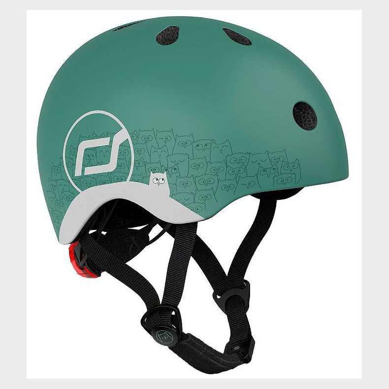 Scoot and Ride Cykelhjelm - Reflective Forest