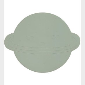 OYOY Dkkeserviet - Silikone - Planet - Pale Mint