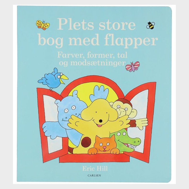 Forlaget Carlsen Bog - Plets bog med flapper, farver mv. - Dansk