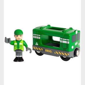 BRIO World Fragtlokomotiv m. Frer 33894