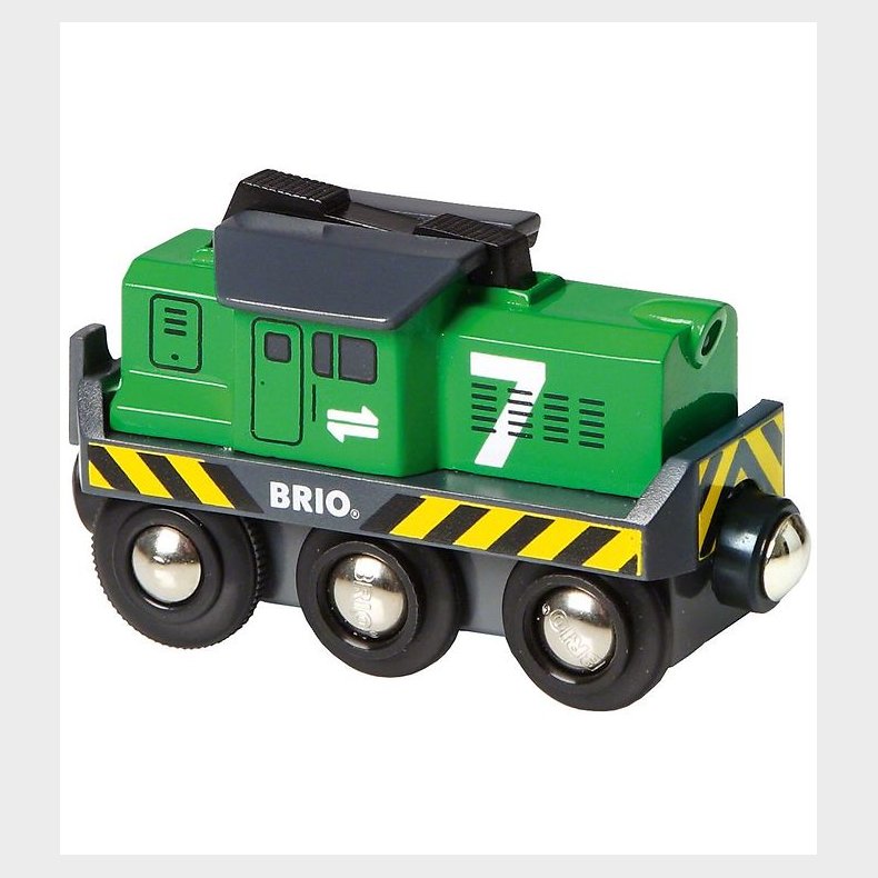 BRIO World Batteridrevet Fragtlokomotiv 33214