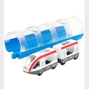 BRIO World Passagertog m. Tunnel - Hvid/Bl 33890
