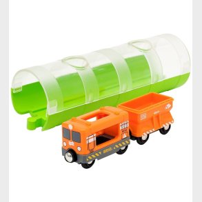 BRIO World Godstog m. Tunnel - Orange 33891