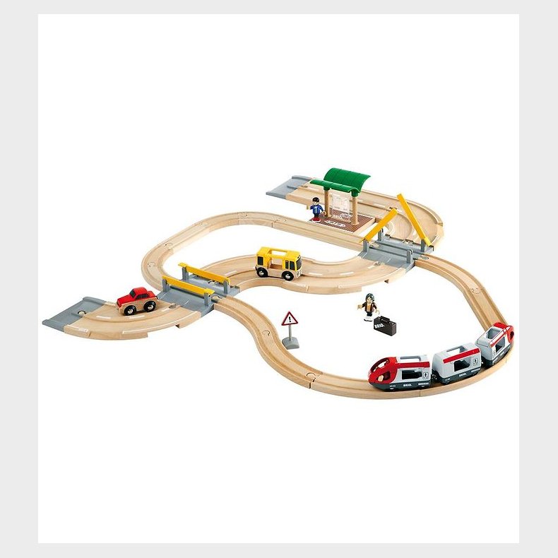 BRIO World Tog- &amp; Vejbane Rejsest 33209