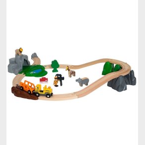 BRIO World Safari Eventyrst m. Togbane - 26 dele 33960