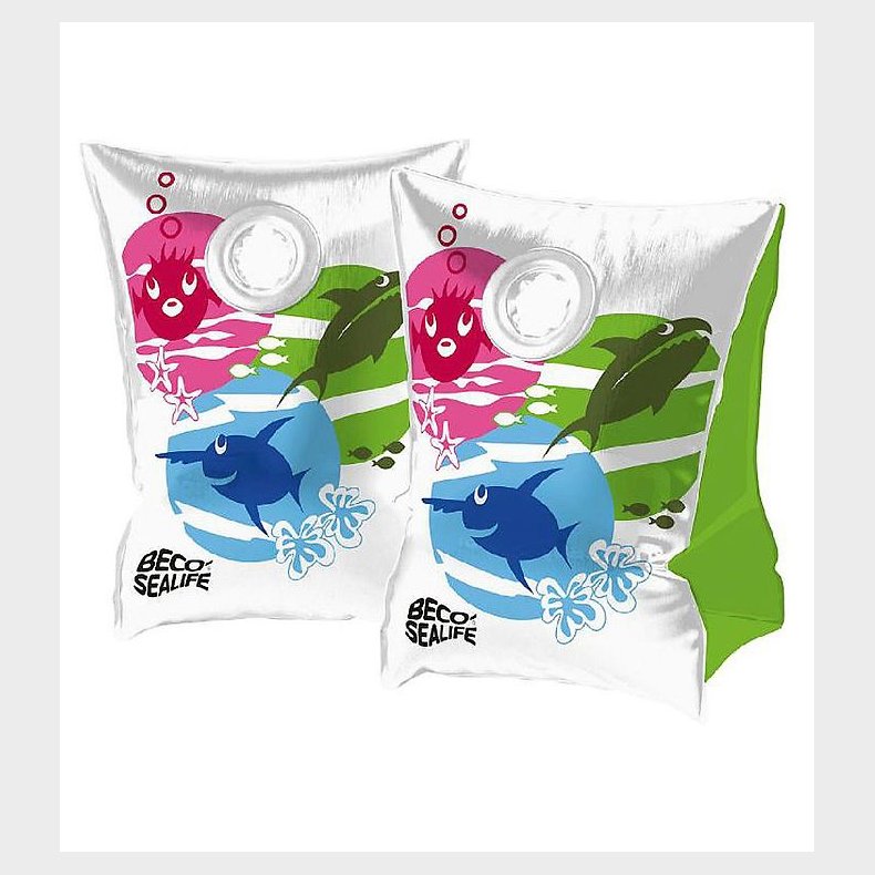 BECO Svmmevinger - 0-15 kg - Hvid/Multifarvet