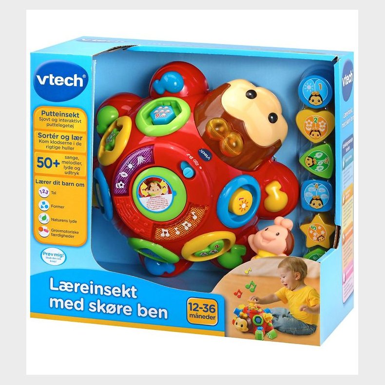 Vtech Aktivitetslegetj - Lreinsekt Med Skre Ben - Dansk