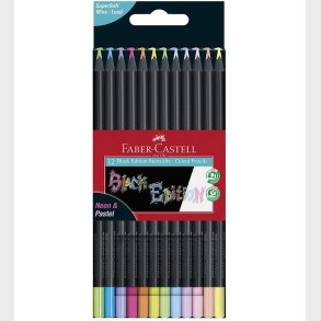 Faber-Castell Farveblyanter - Trekantet - 12 stk - Neon/Pastel
